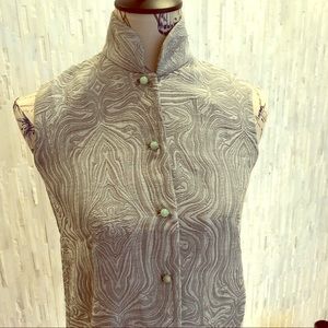 Shanghai Tang Chinese style sleeveless top